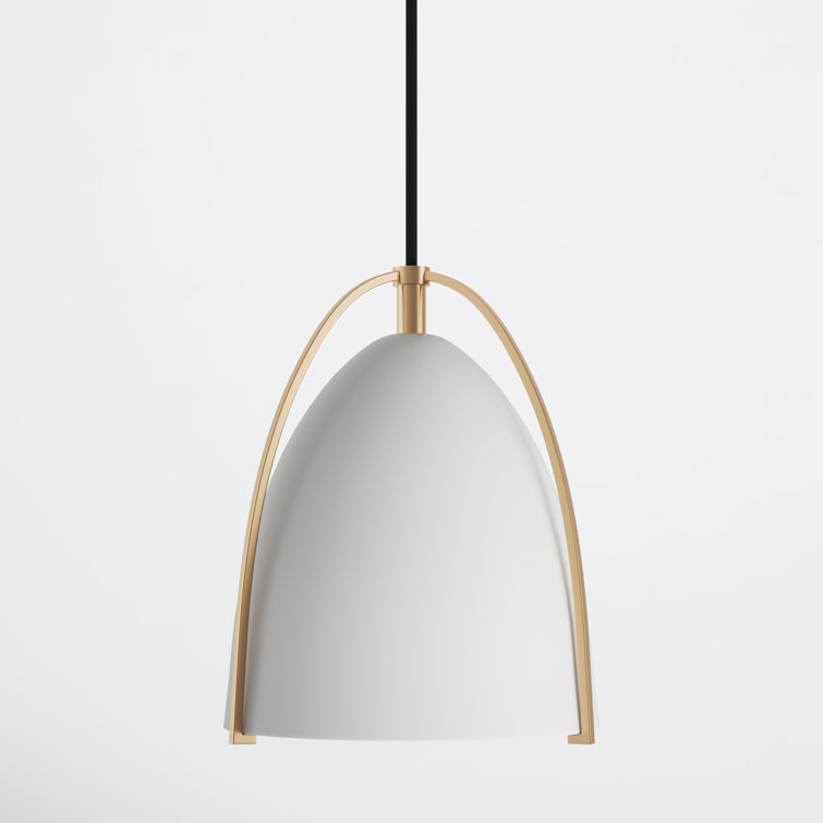 Nikki Single Light Metal Steel Dimmable Pendant & Reviews